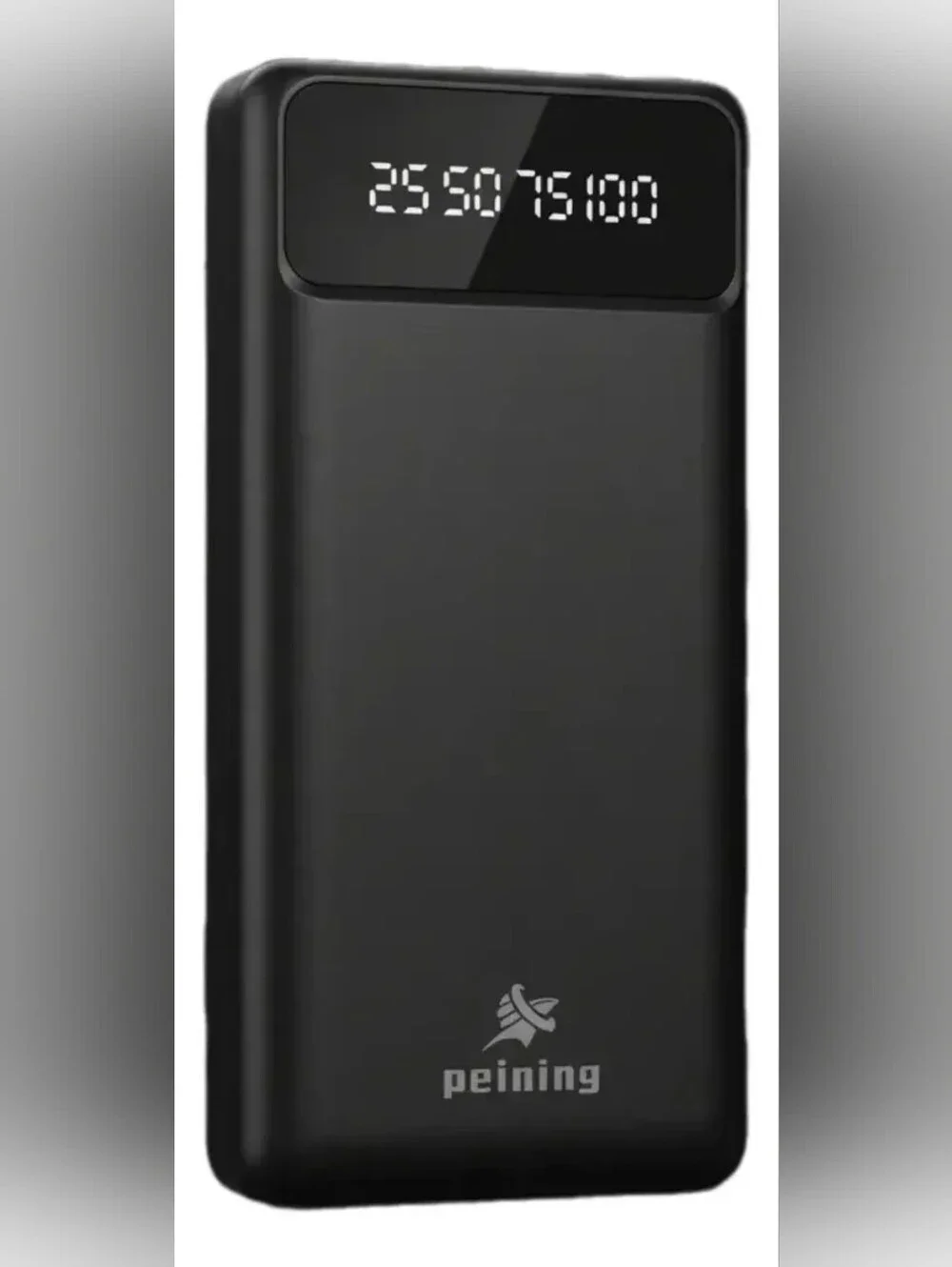 Peining brand portable power bank featuring a digital LED display
